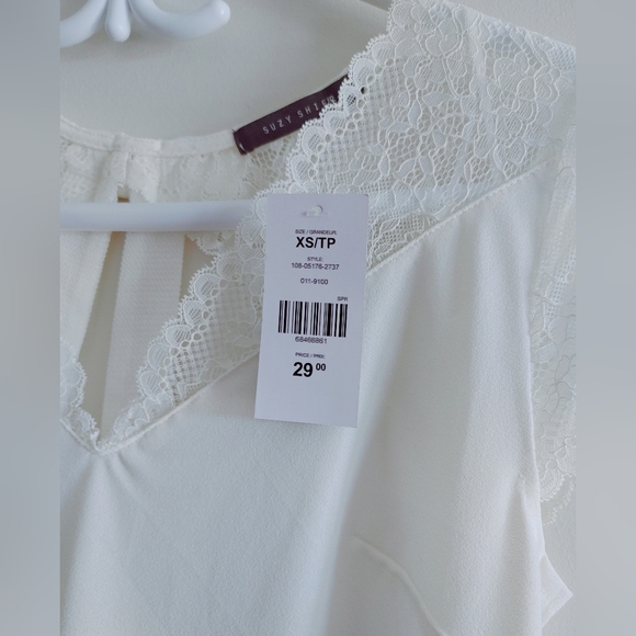 NWT Suzy Shier Short sleeved Blouse Size XS - Picture 2 of 6